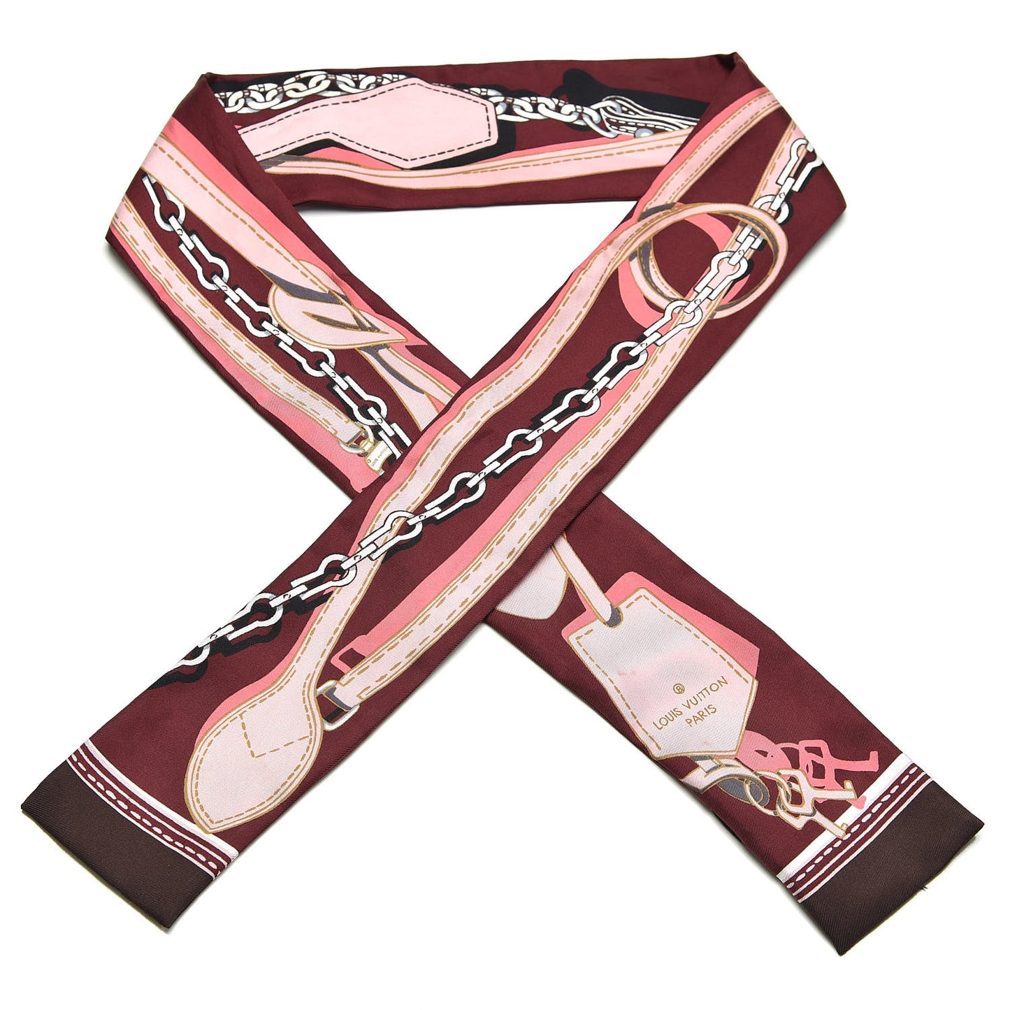Silk Handle Me Bandeau Bordeaux