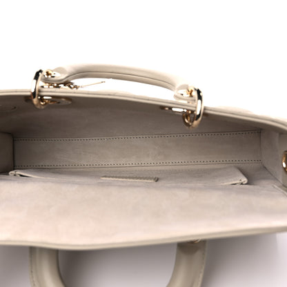 Christian Dior Lambskin Cannage Medium Lady D-Joy Sand 5 of 8