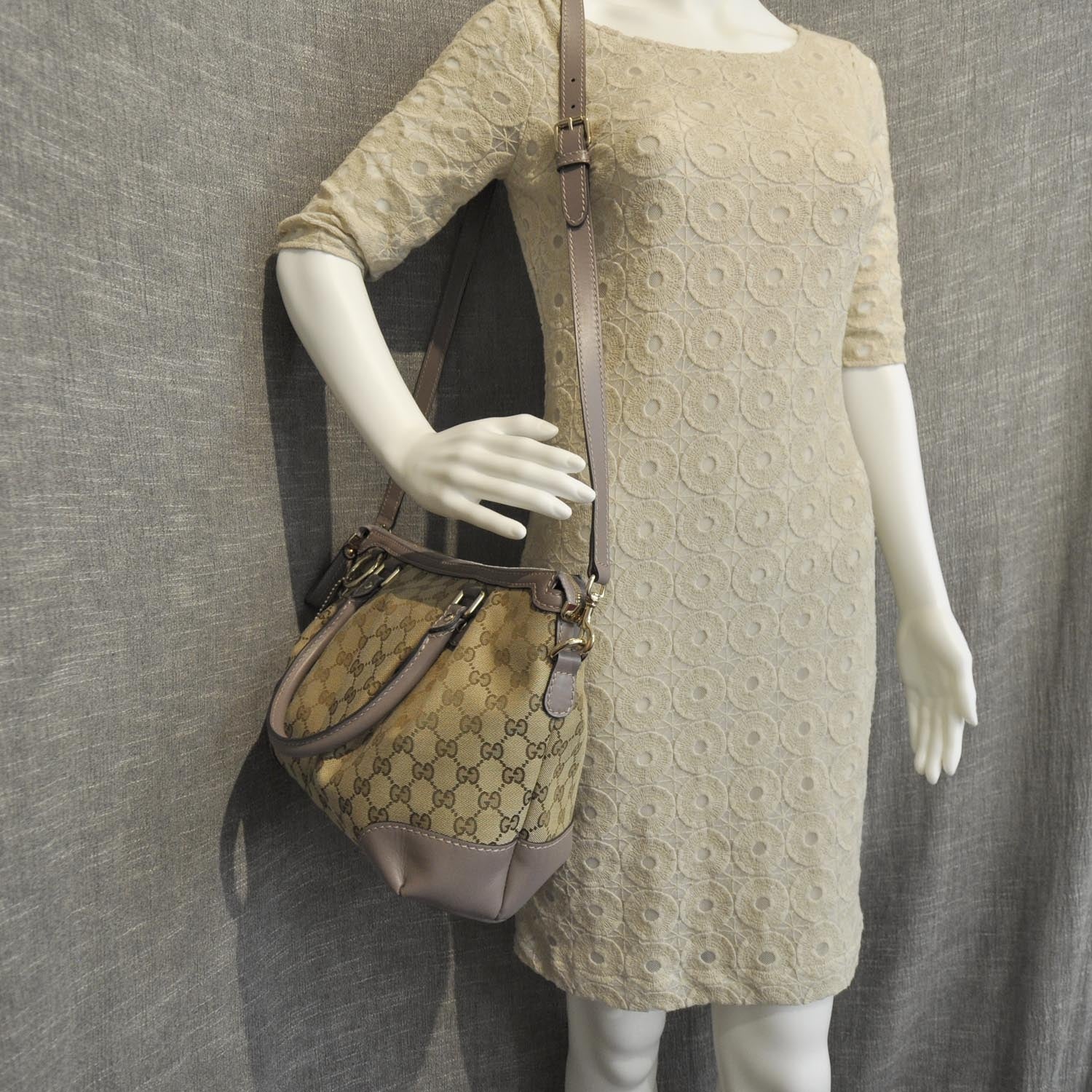 Gucci Monogram Sukey Top Handle Bag 2 of 9