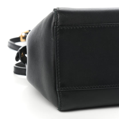 Fendi Nappa Mini Peekaboo Iconic Satchel Black 7 of 8