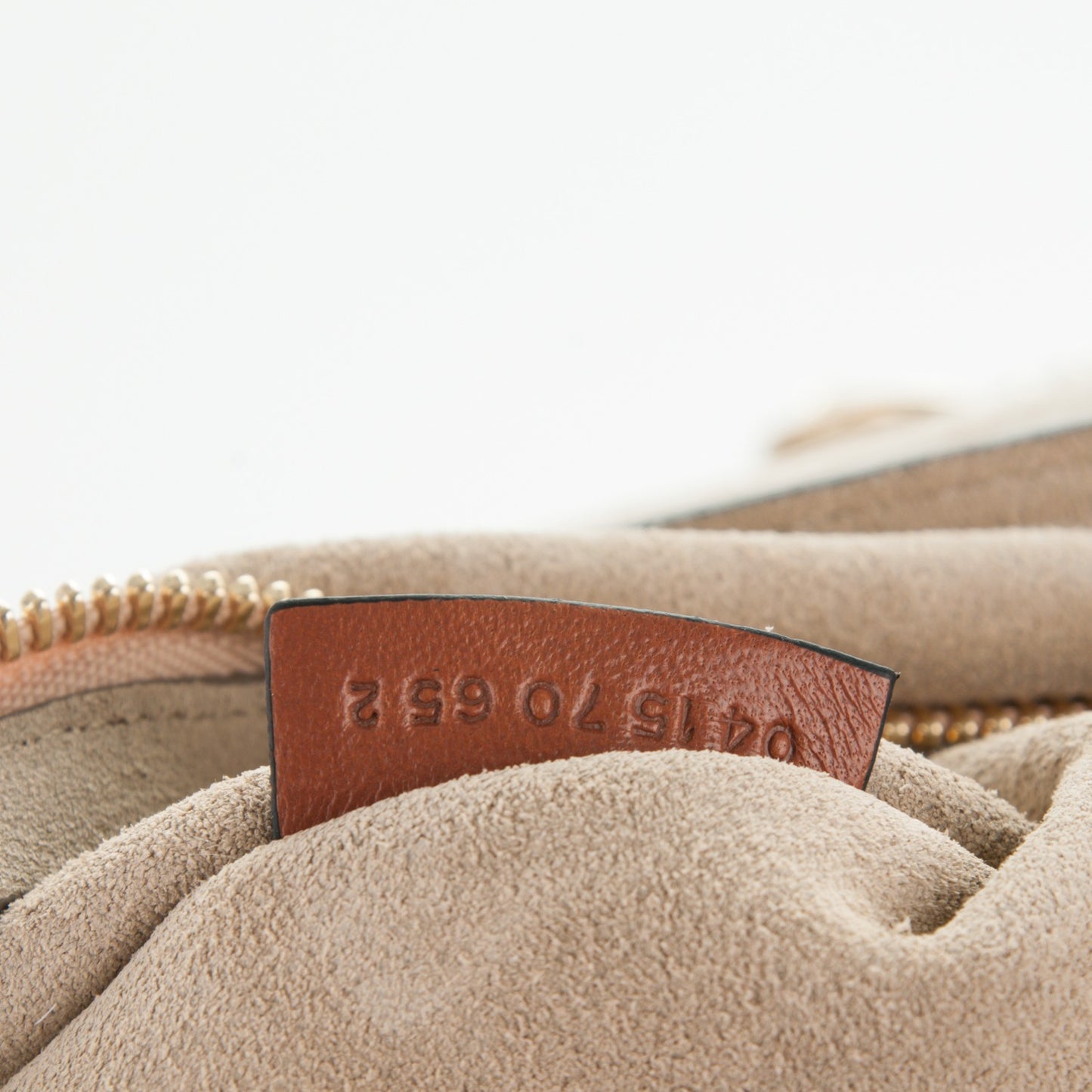 Calfskin Patchwork Medium Faye Shoulder Bag Caramel