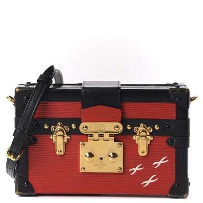 Louis Vuitton Epi Petite Malle Coquelicot 1 of 9