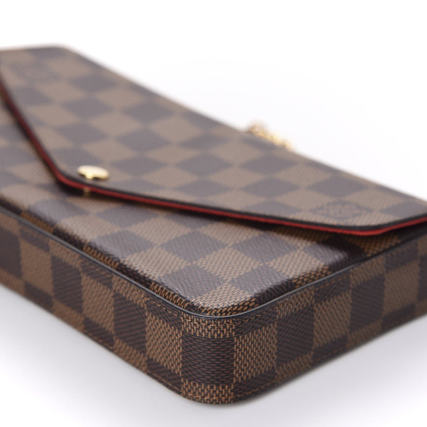 Damier Ebene Pochette Felicie Chain Wallet