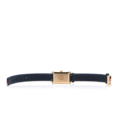 Gucci Stainless Steel Nylon Mother of Pearl 21mm Web G-Frame Quartz Watch Blue 6 of 6