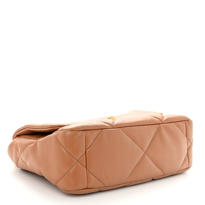 Chanel Lambskin Quilted Medium Chanel 19 Flap Brown 4 of 10