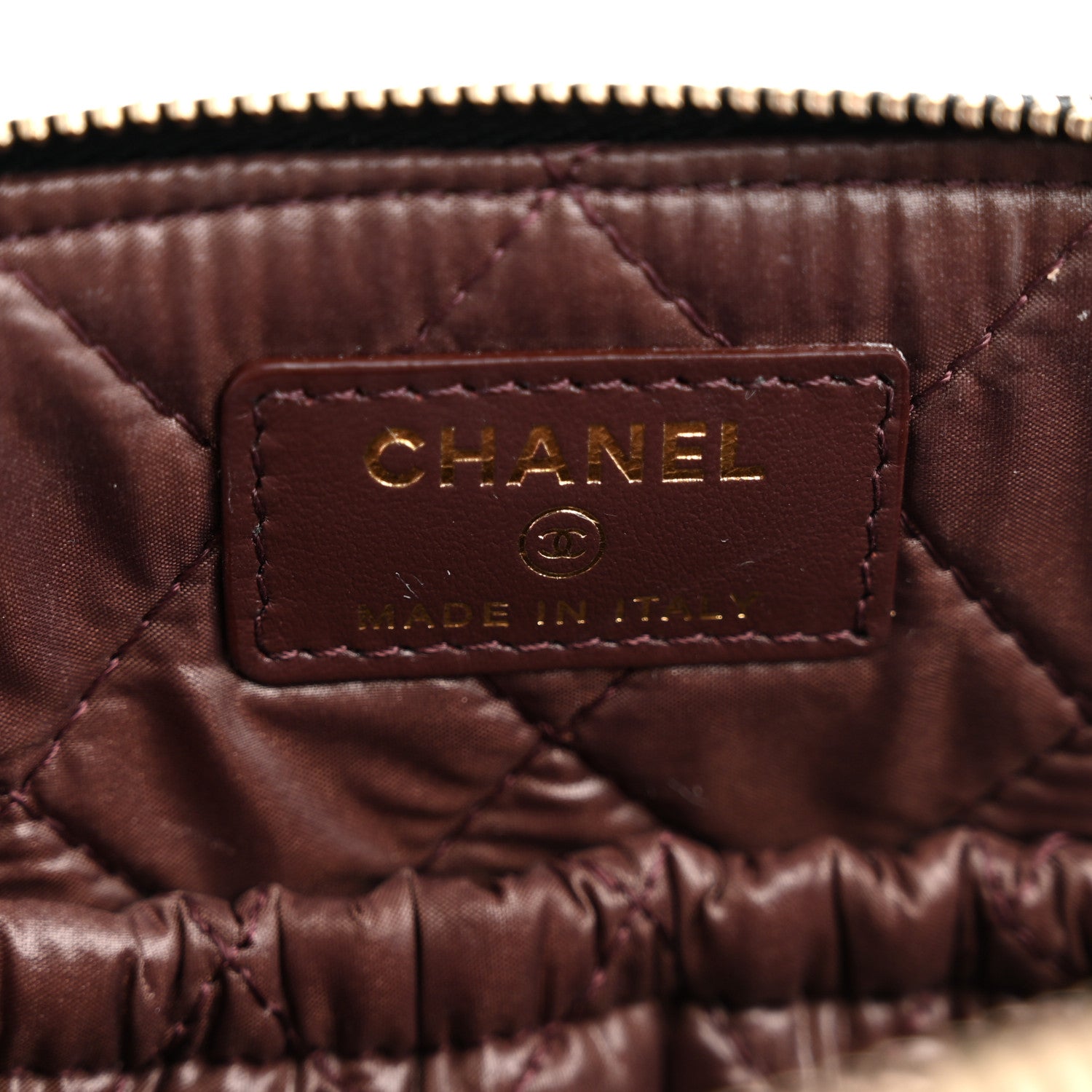 Chanel Caviar Quilted Cosmetic Case Black 6 of 8