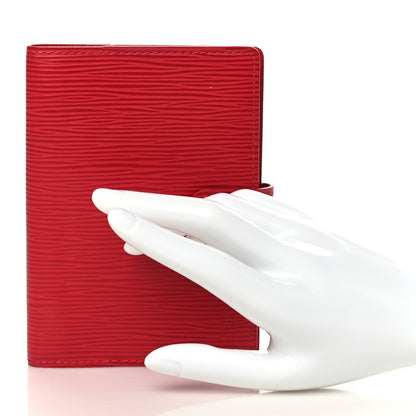 Louis Vuitton Epi Small Ring Agenda Cover Rouge 2 of 7