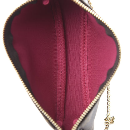 Louis Vuitton Monogram 2020 Christmas Animation Roller Coaster Mini Pochette Accessories Pivoine 4 of 7