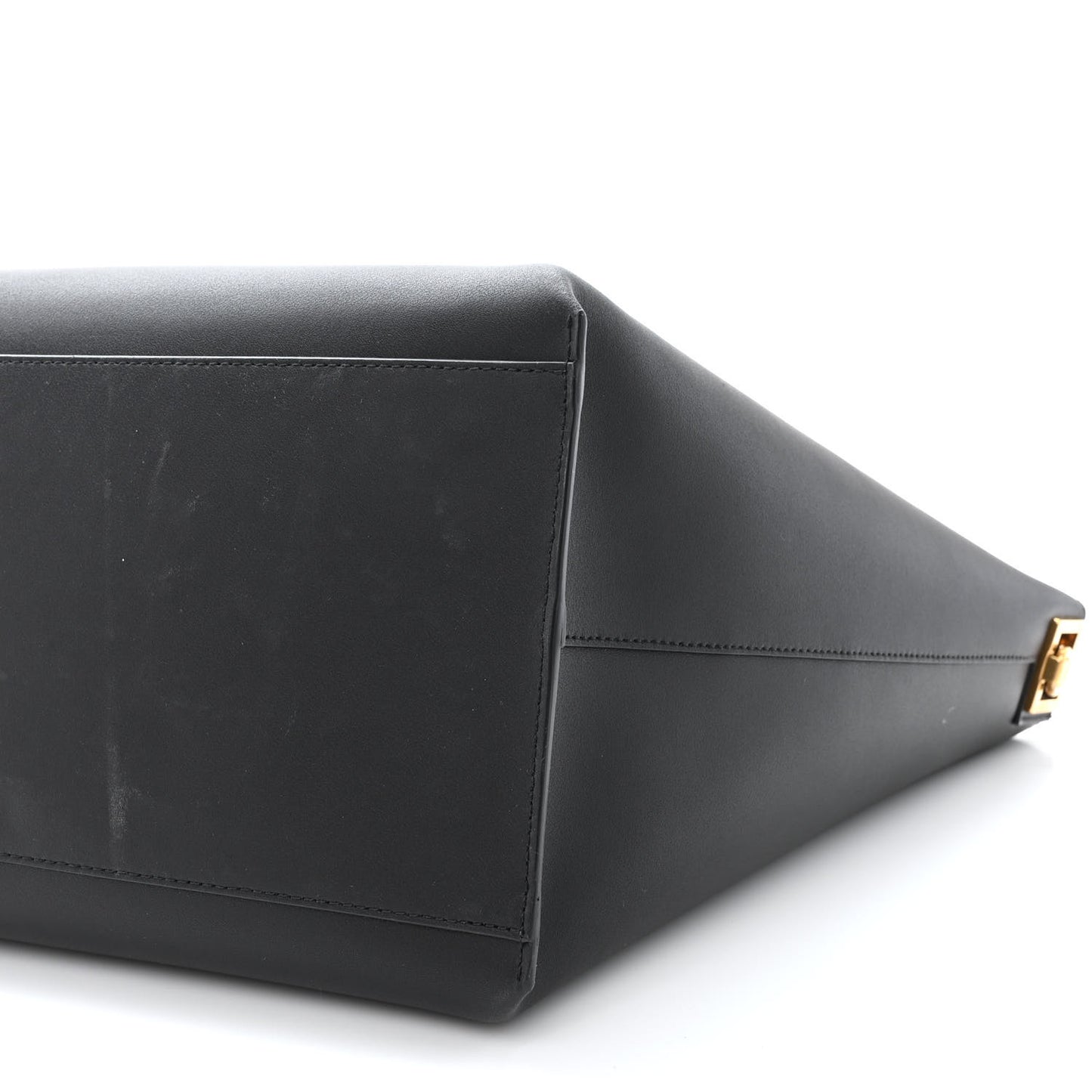 Calfskin Medium GV Shopper Tote Black