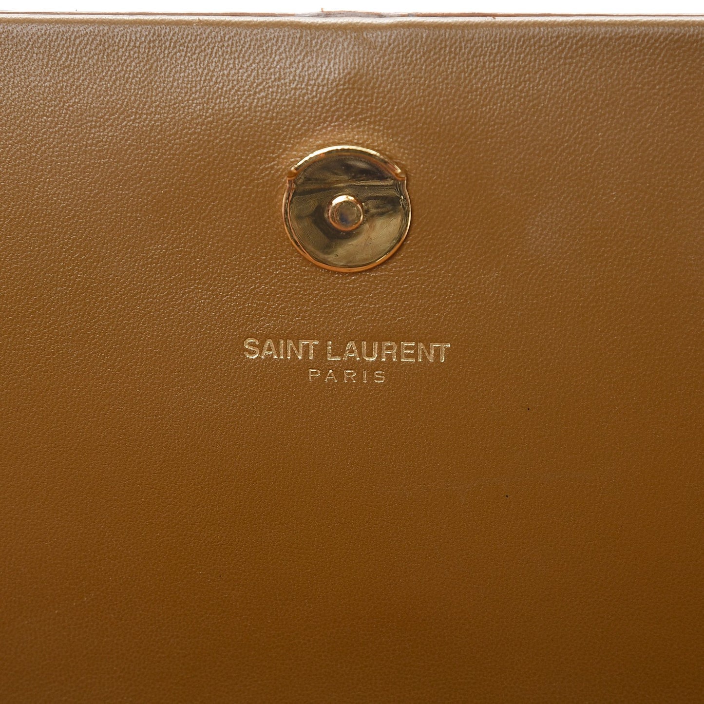 Suede Medium Classic Monogram Kate Tassel Satchel Light Ochre