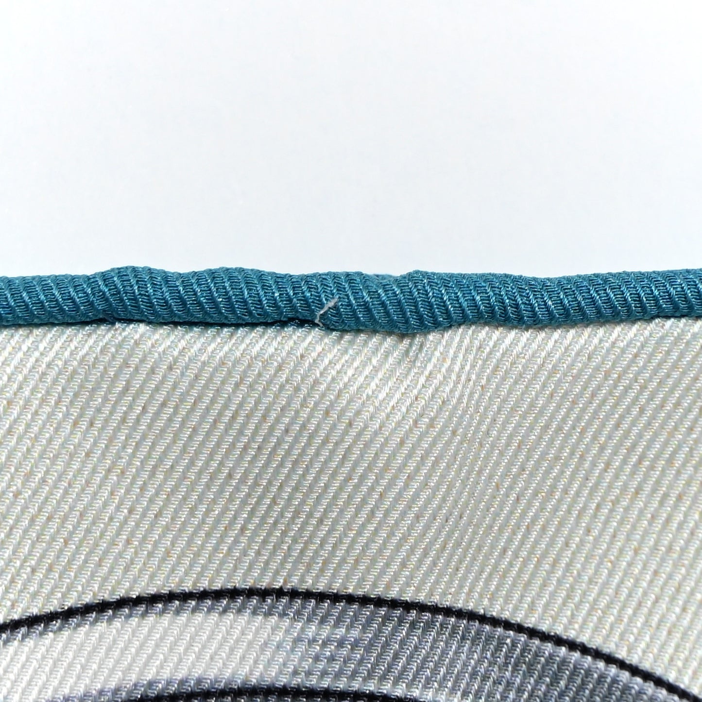 Silk Chorus Stellarum Scarf 70 Gris Perle Bleu Azur
