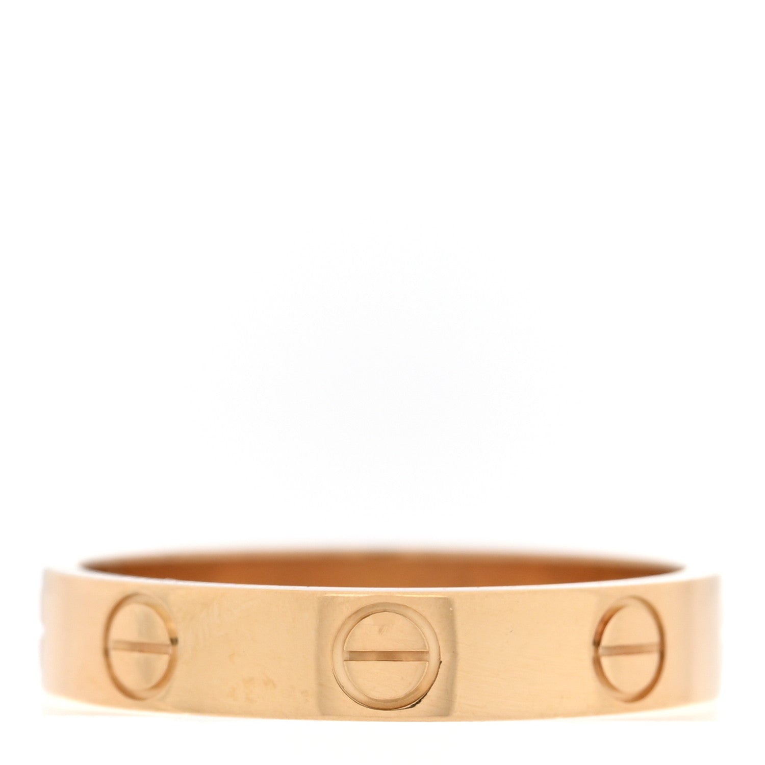 Cartier 18K Yellow Gold 3.5mm LOVE Wedding Band Ring 52 6 3 of 4