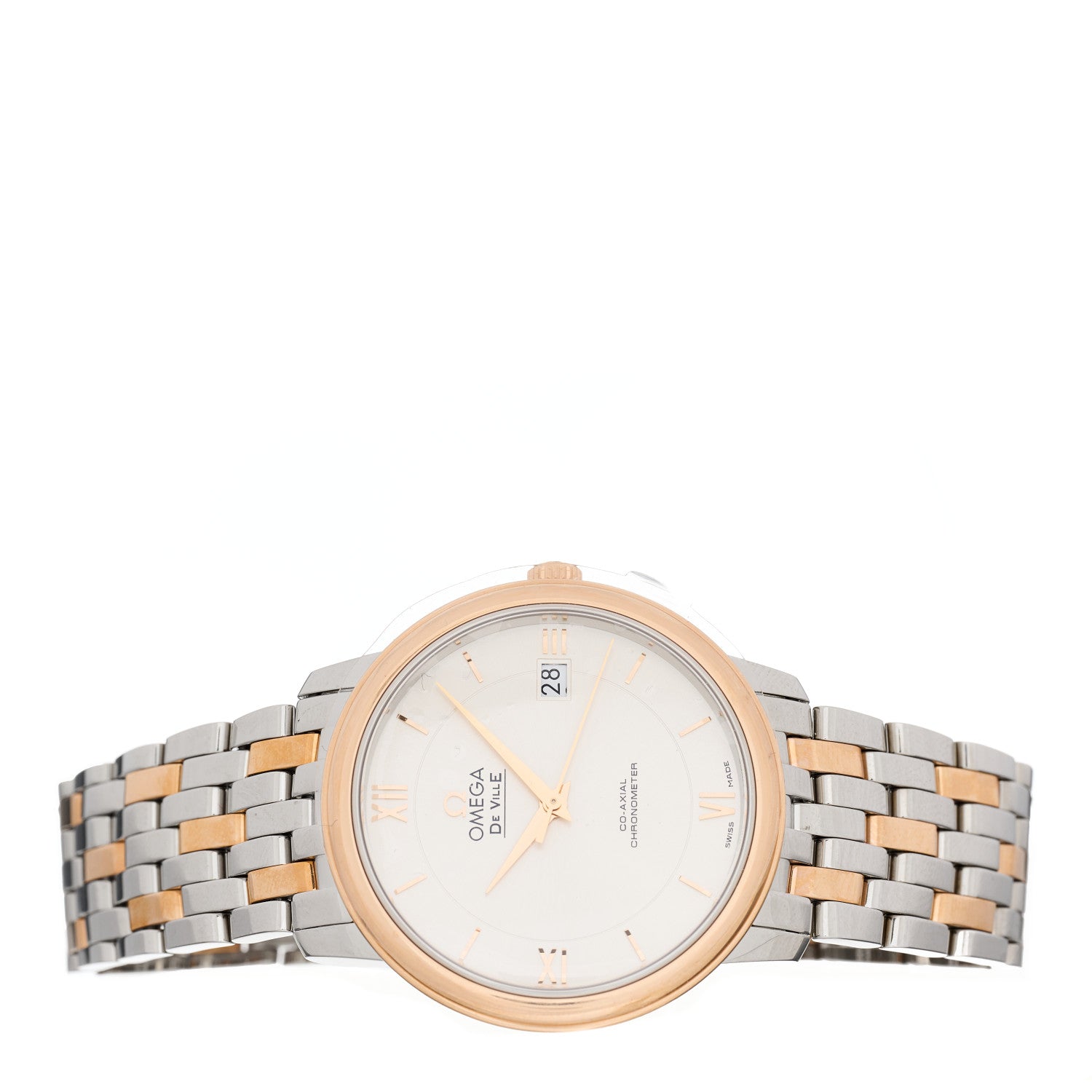 Omega Stainless Steel 18K Red Gold 36mm De Ville Co-Axial Automatic Watch 424.20.37.20.02.002 2 of 4