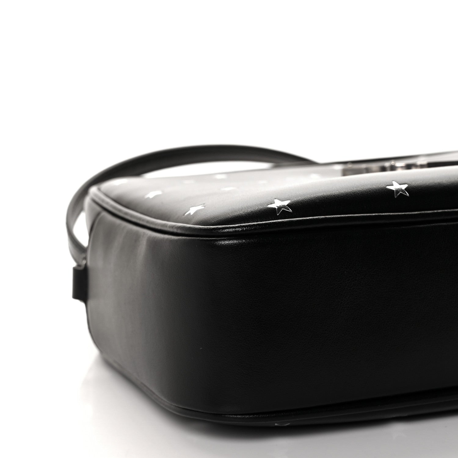 Saint Laurent Calfskin Monogram Star Lou Camera Bag Black 6 of 7