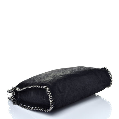 Stella McCartney Shaggy Deer Small Falabella Fold Over Tote Black 4 of 9