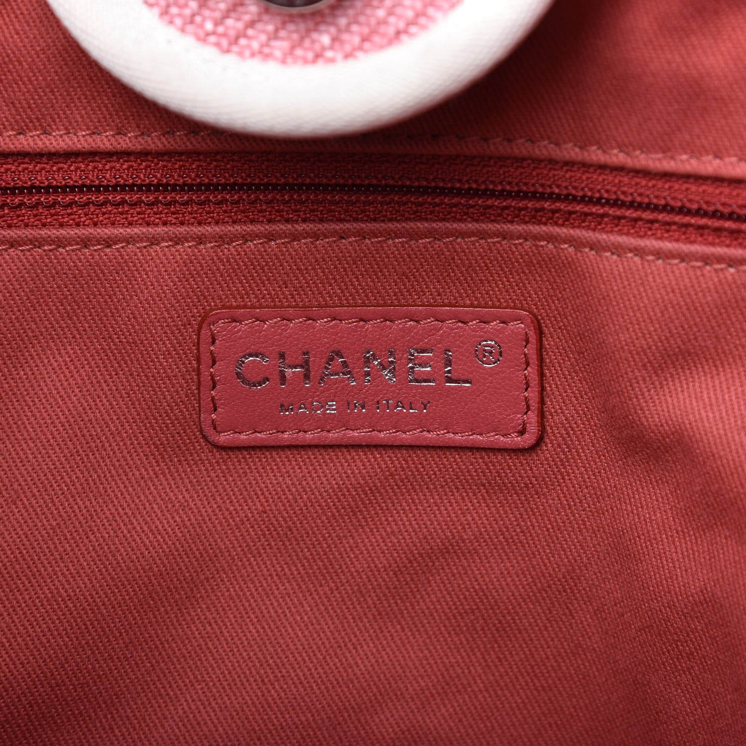 Chanel Canvas Medium Deauville Tote Pink 8 of 13
