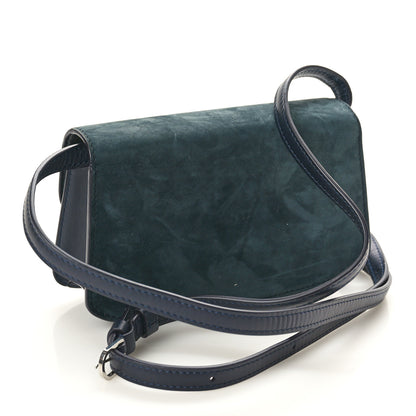 The Row Nubuck Calfskin Sofia E/W Crossbody Deep Navy Virginia Blue 3 of 10