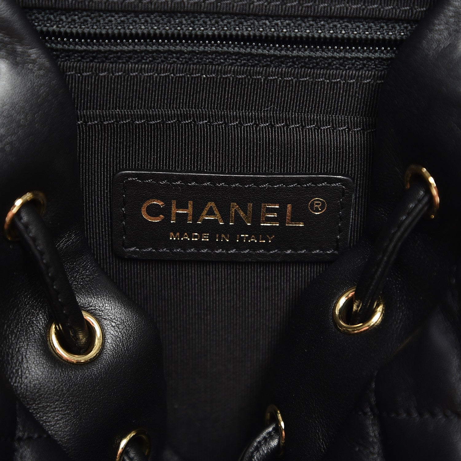 Chanel Calfskin Quilted Small Urban Spirit Backpack Black 6 of 7