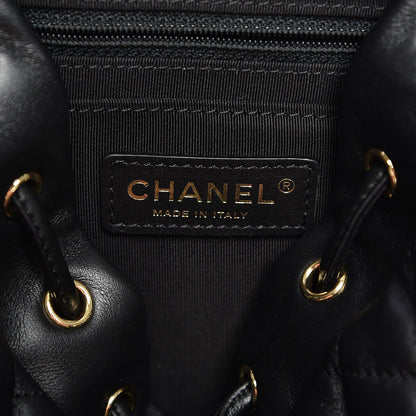 Chanel Calfskin Quilted Small Urban Spirit Backpack Black 6 of 7