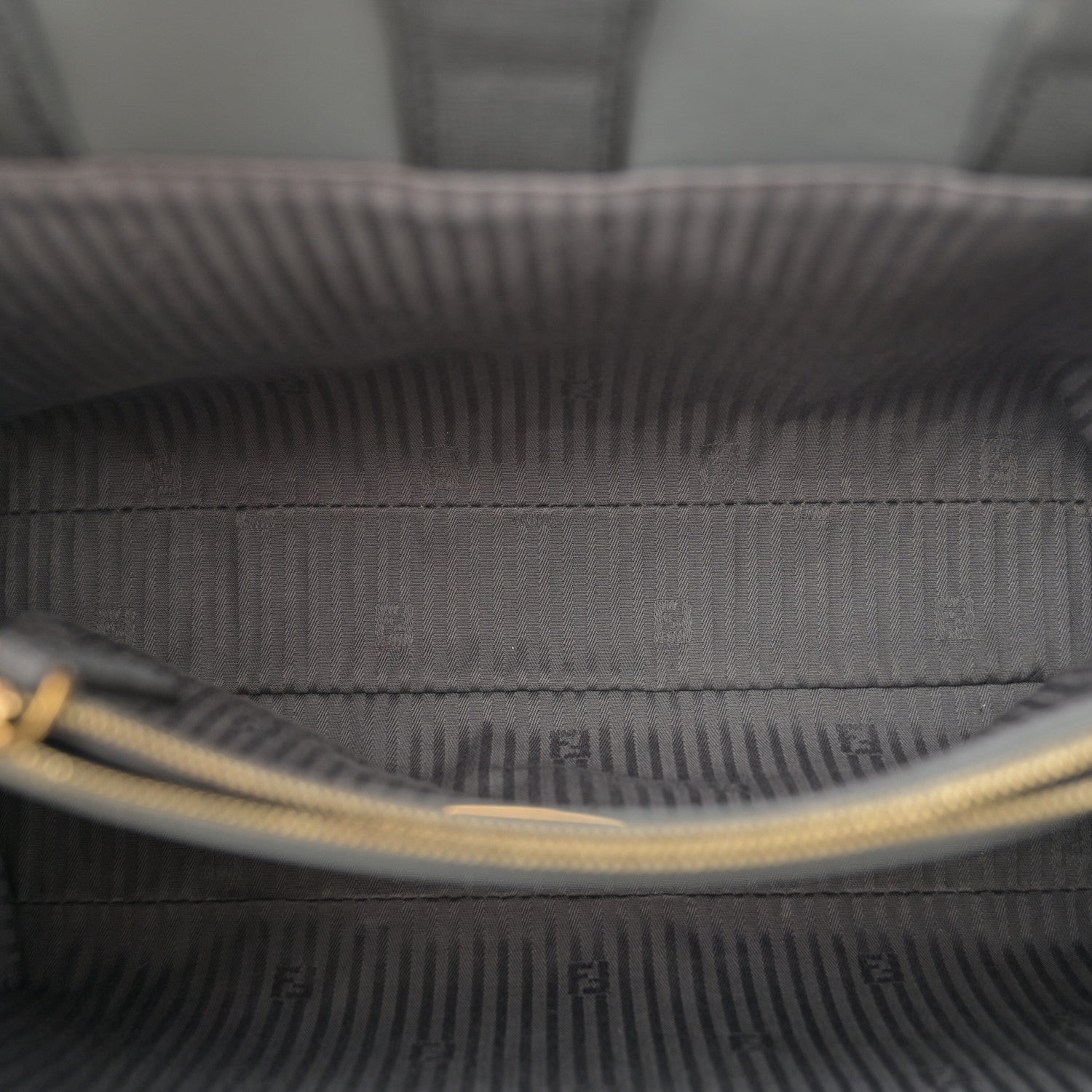 Fendi Vitello Elite Petite 2Jours Tote Grigio Grigio Chiaro 5 of 10