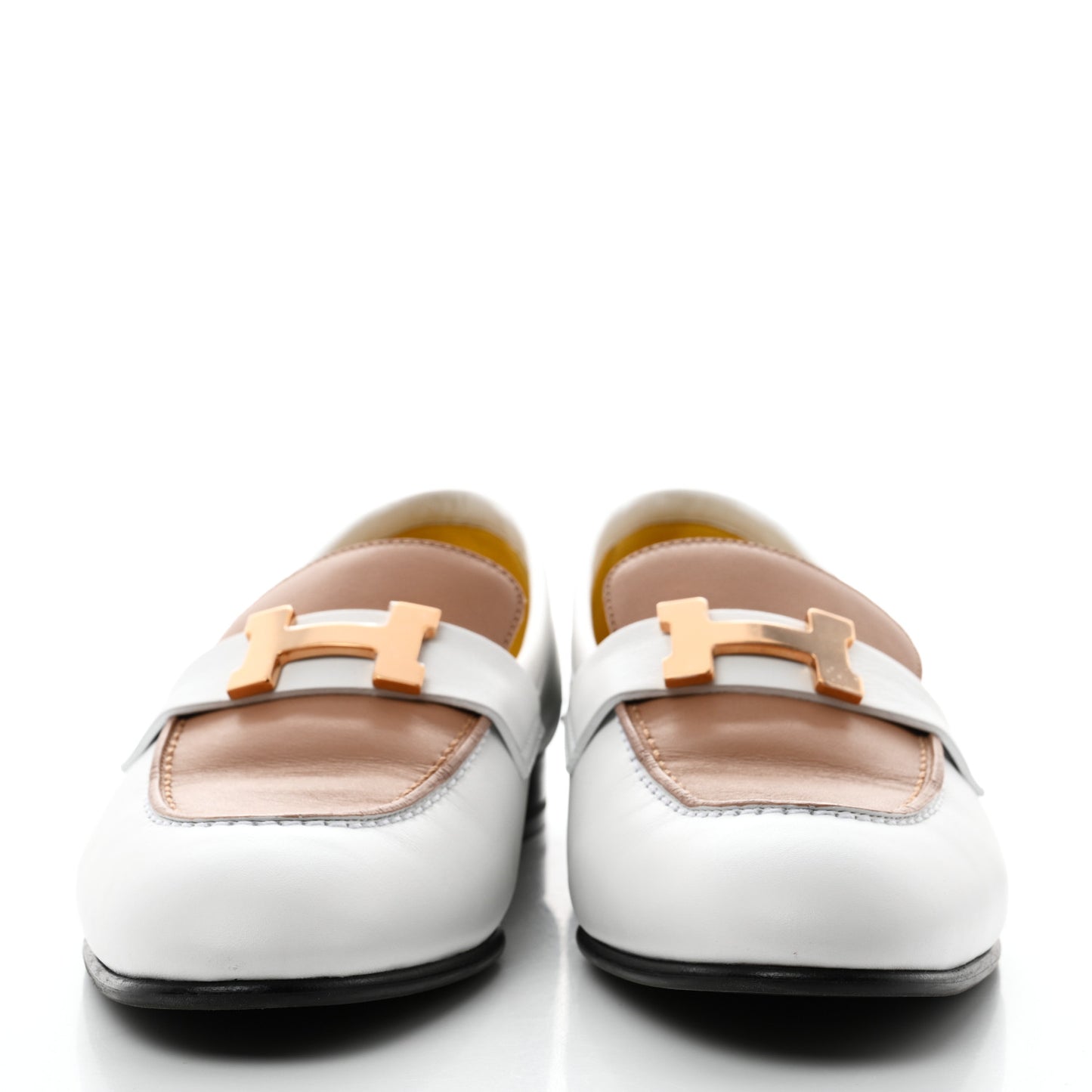 Calfskin Womens Paris Loafers 37 White Bois De Santal