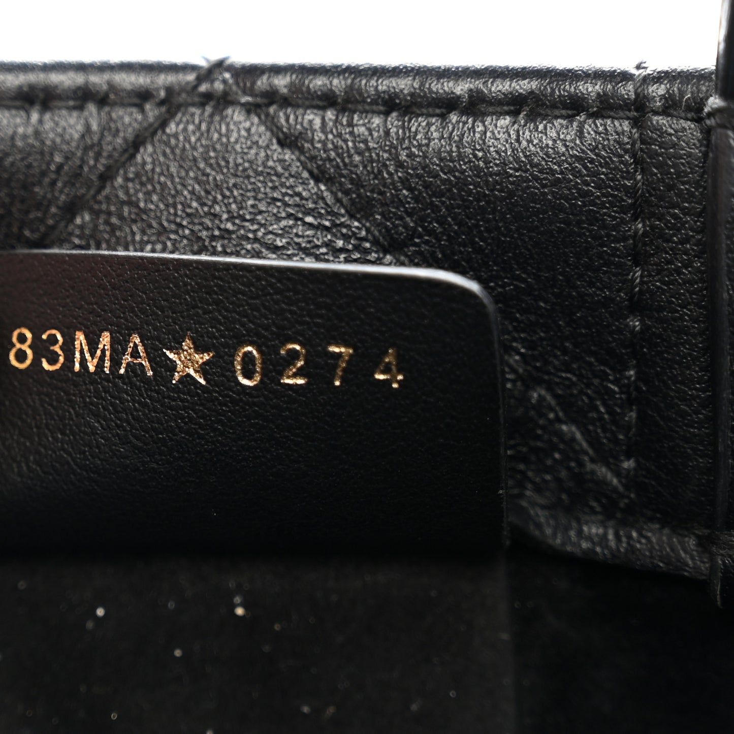 Calfskin Macrocannage Mini Book Tote Black