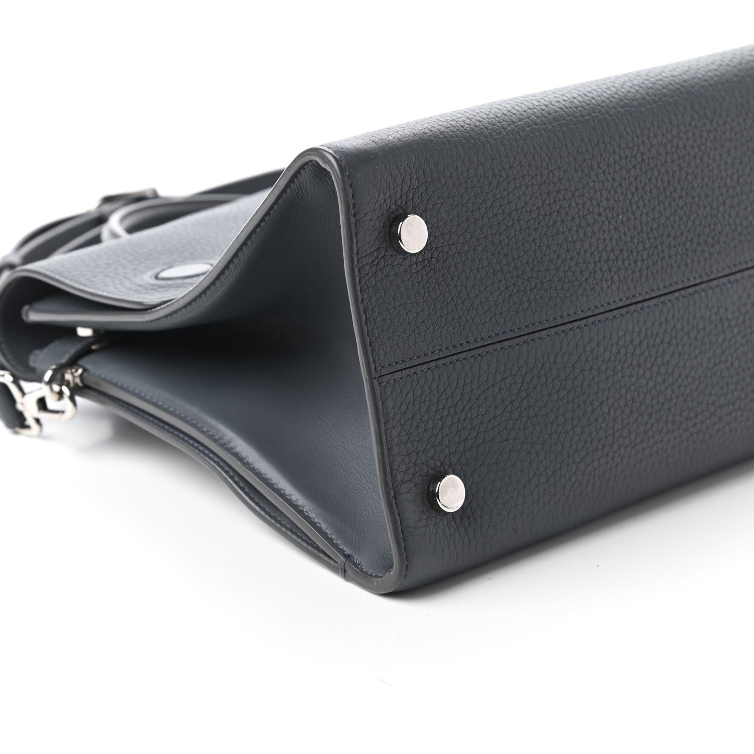 Christian Dior Grained Calfskin Medium Diorever Flap Grey 7 of 10