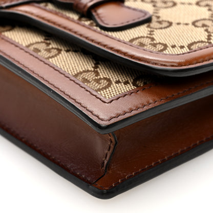 Gucci Monogram Lady Web Convertible Wallet Beige Cuir 9 of 10