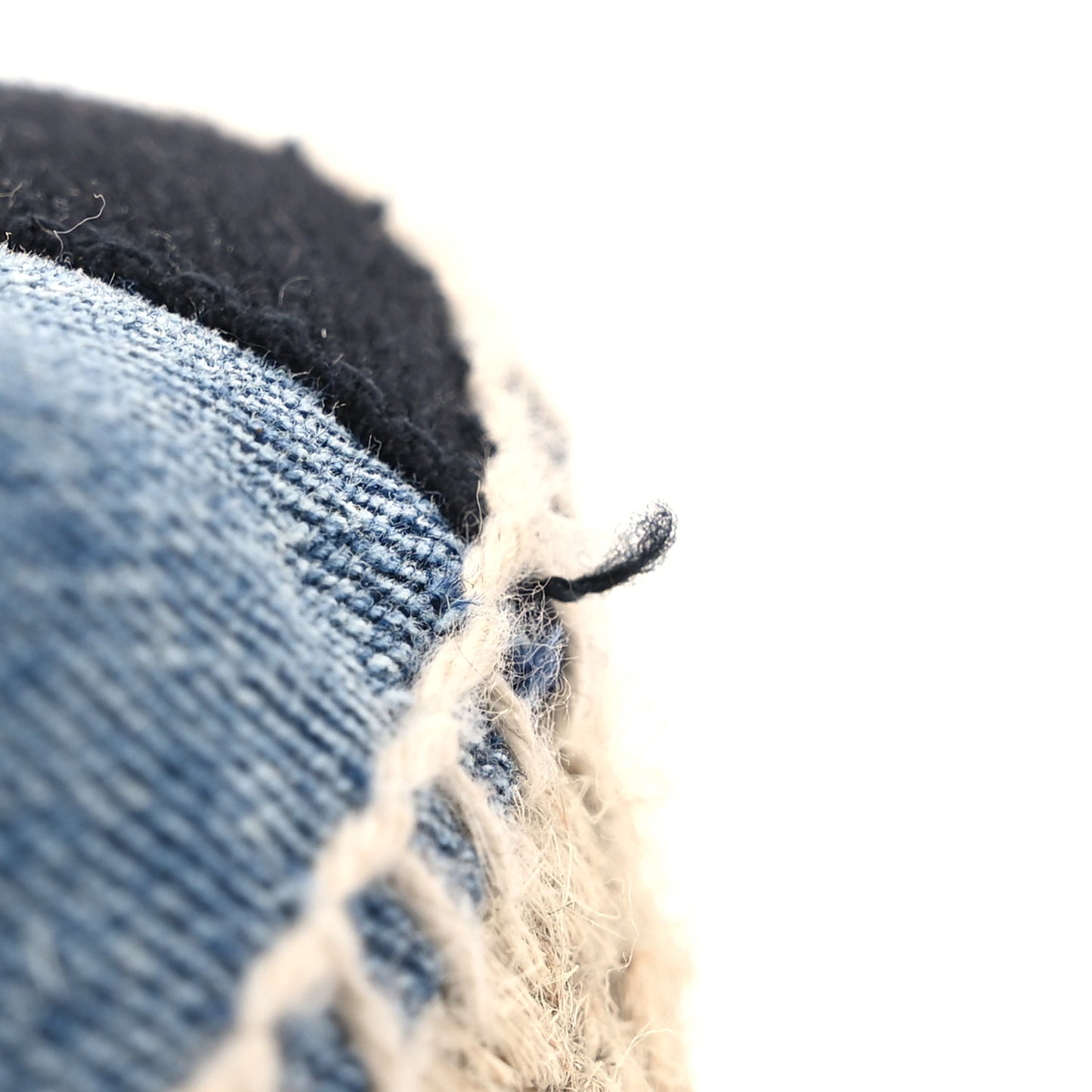 Denim CC Espadrilles 38 Blue Black