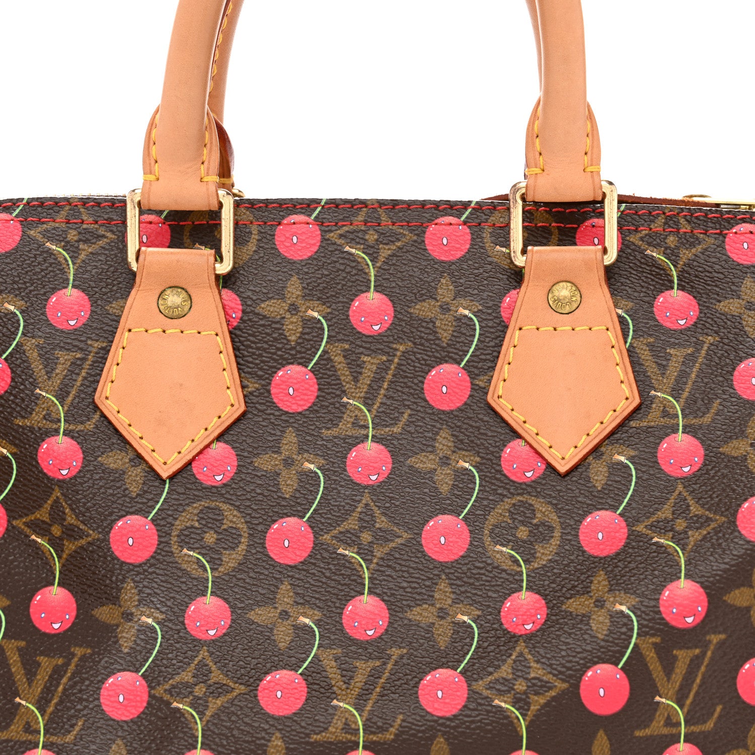 Louis Vuitton Monogram Cerises Speedy 25 8 of 12