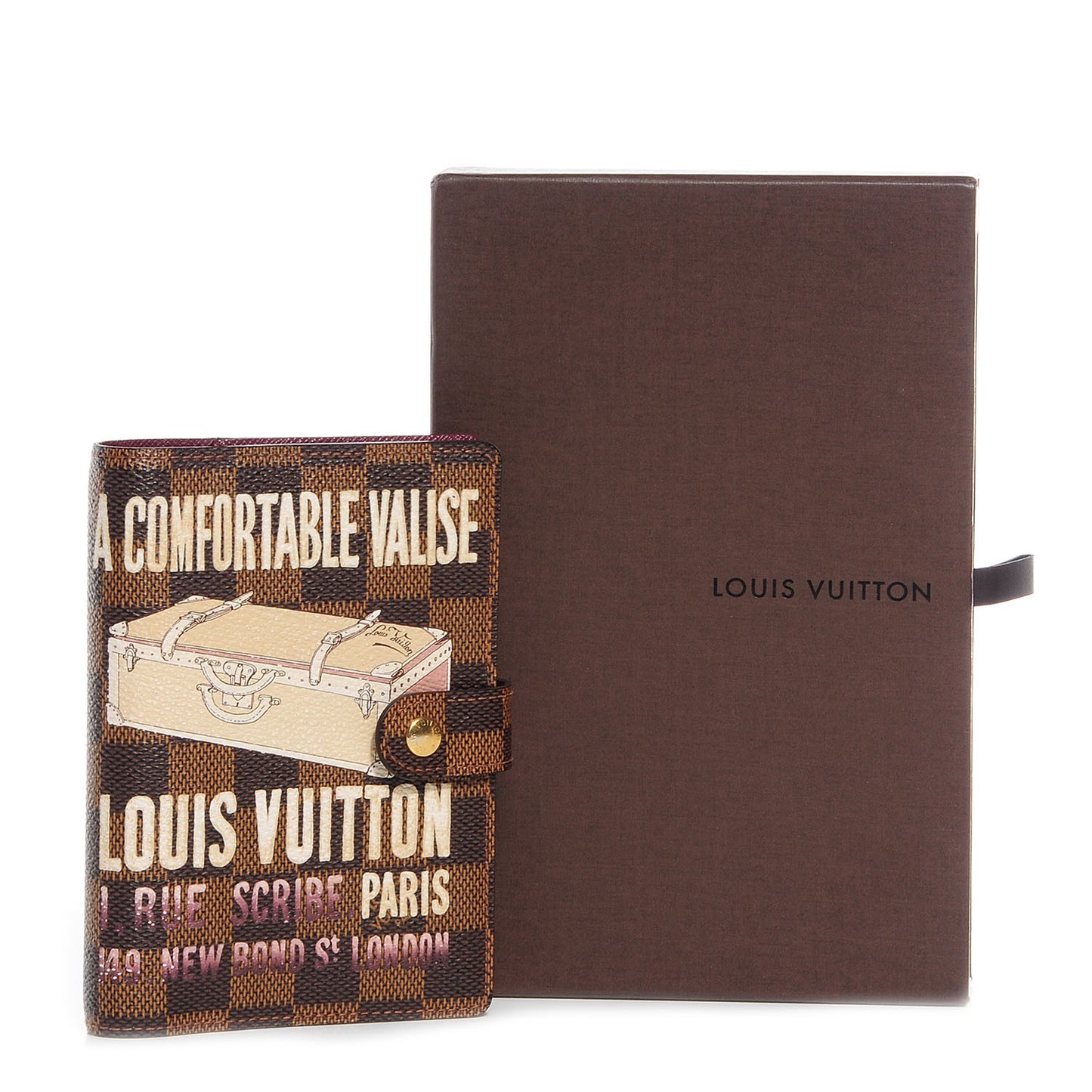 Damier Ebene Valise Small Ring Agenda Cover