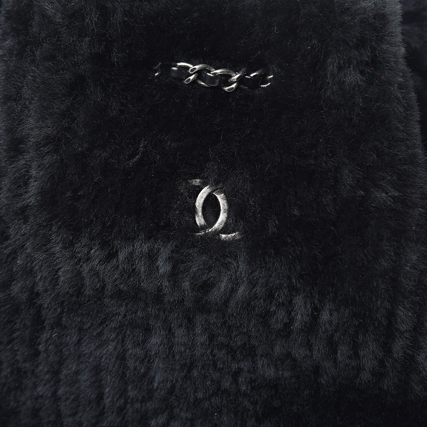 Chanel Shearling Small Gabrielle Backpack Black 10 of 10