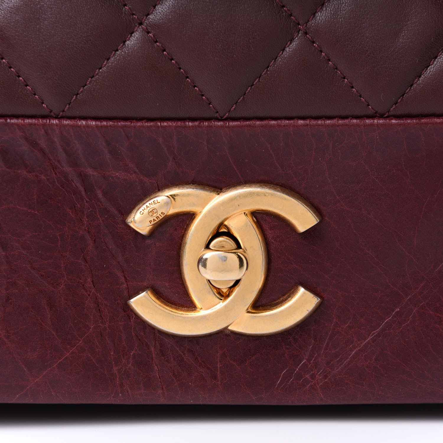 Chanel Calfskin Quilted Jumbo Soft Elegance Flap Bordeaux 8 of 11