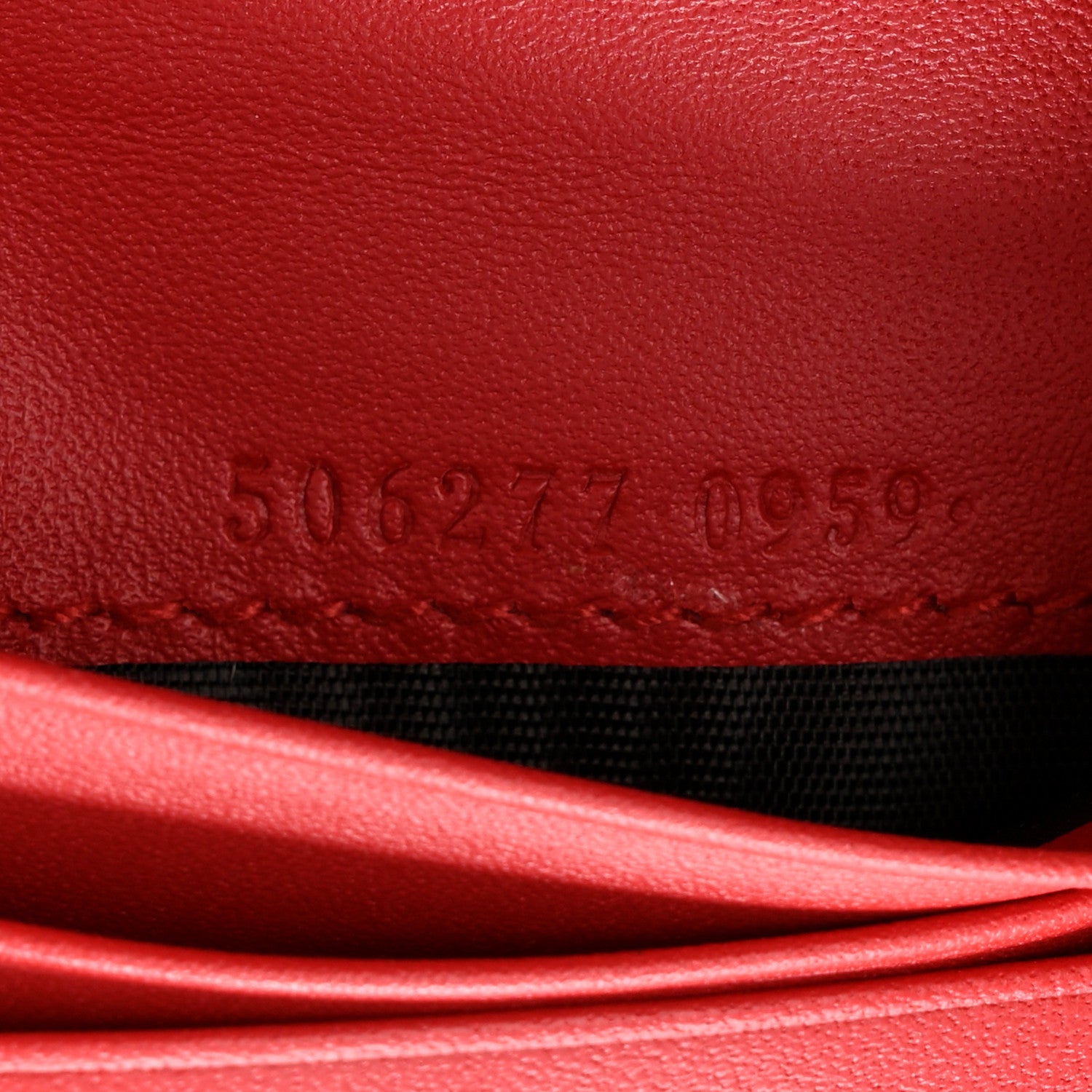 Gucci GG Supreme Monogram Bosco Patch Card Case Wallet Beige Malva Hibiscus Red 8 of 8