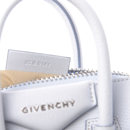 Givenchy Sugar Goatskin Mini Antigona Baby Blue 7 of 10