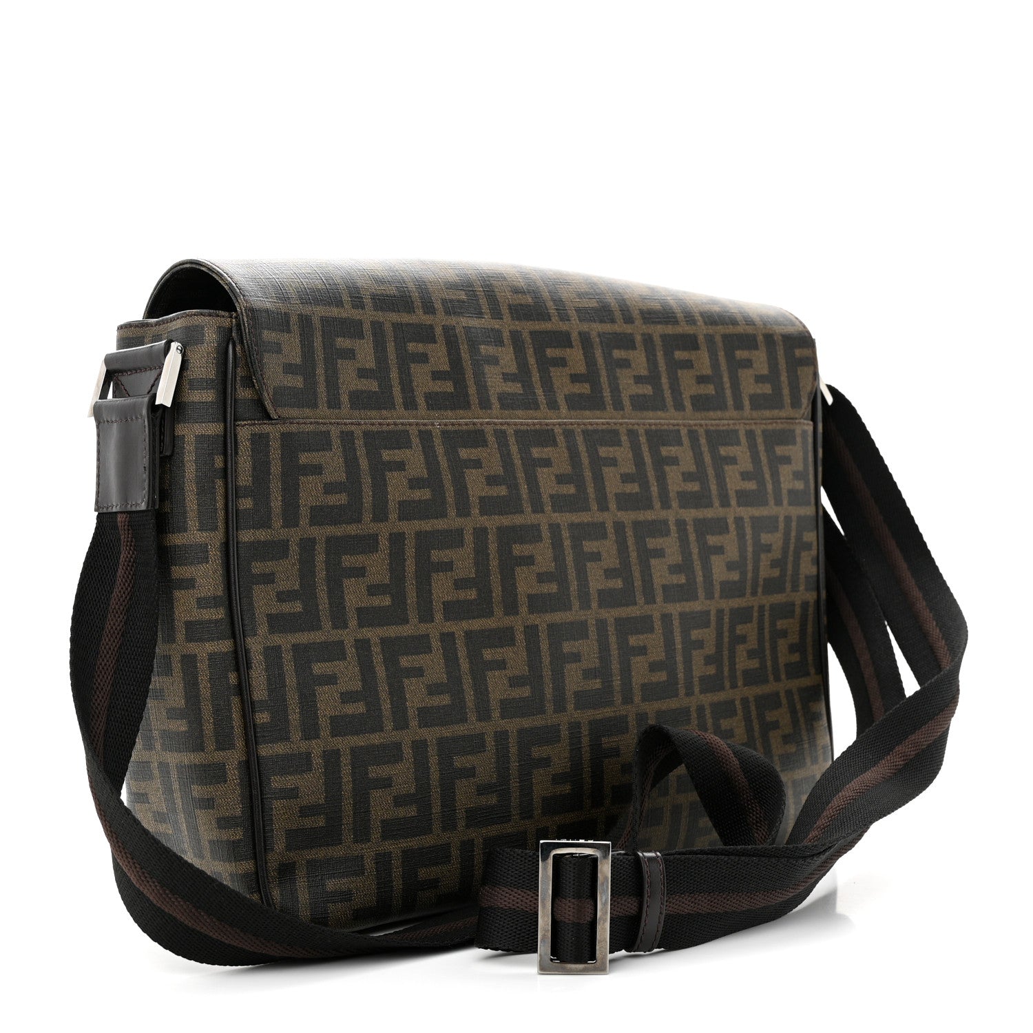 Fendi Zucca Spalmati Messenger Bag Tobacco 3 of 12