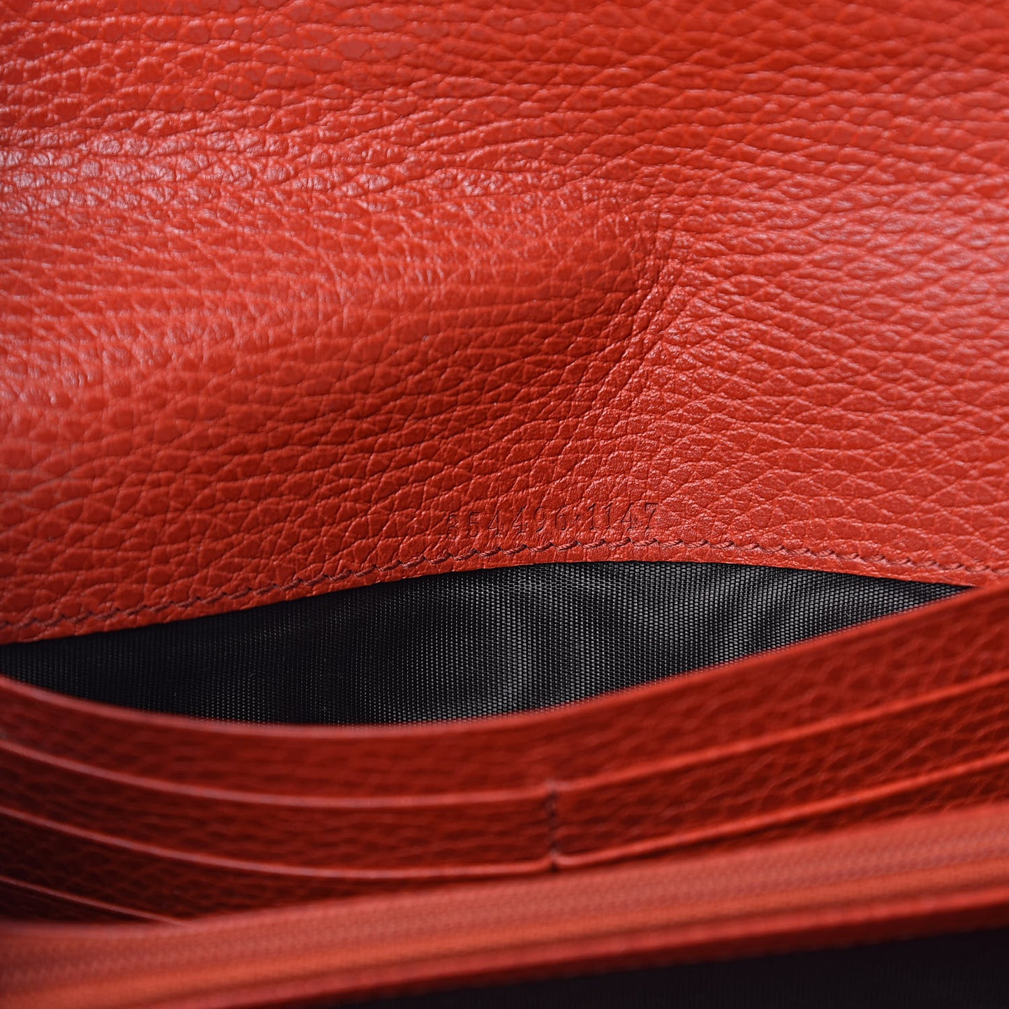 Dollar Calfskin Swing Continental Wallet Oxidation
