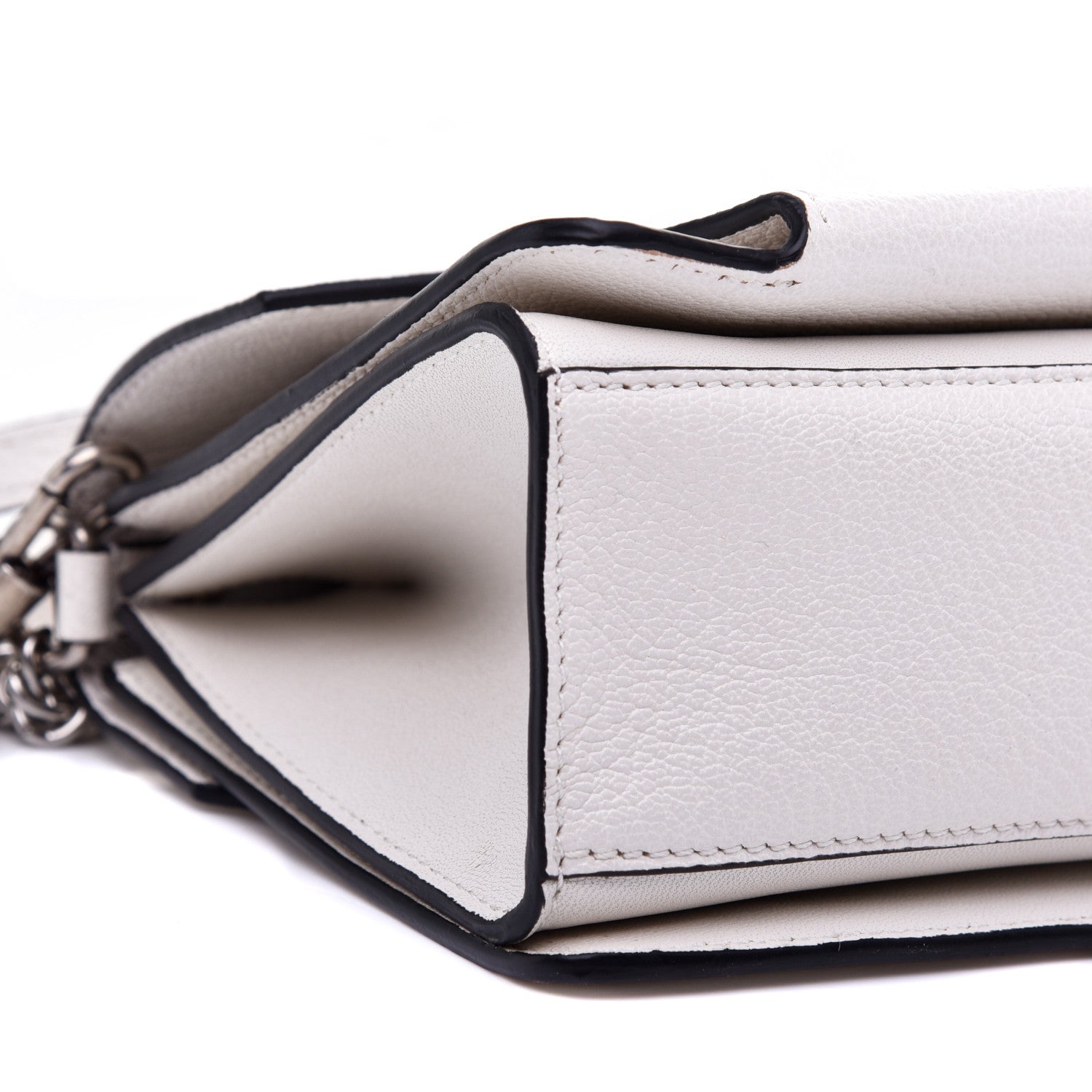 Givenchy Goatskin Small GV3 Shoulder Bag White 6 of 14