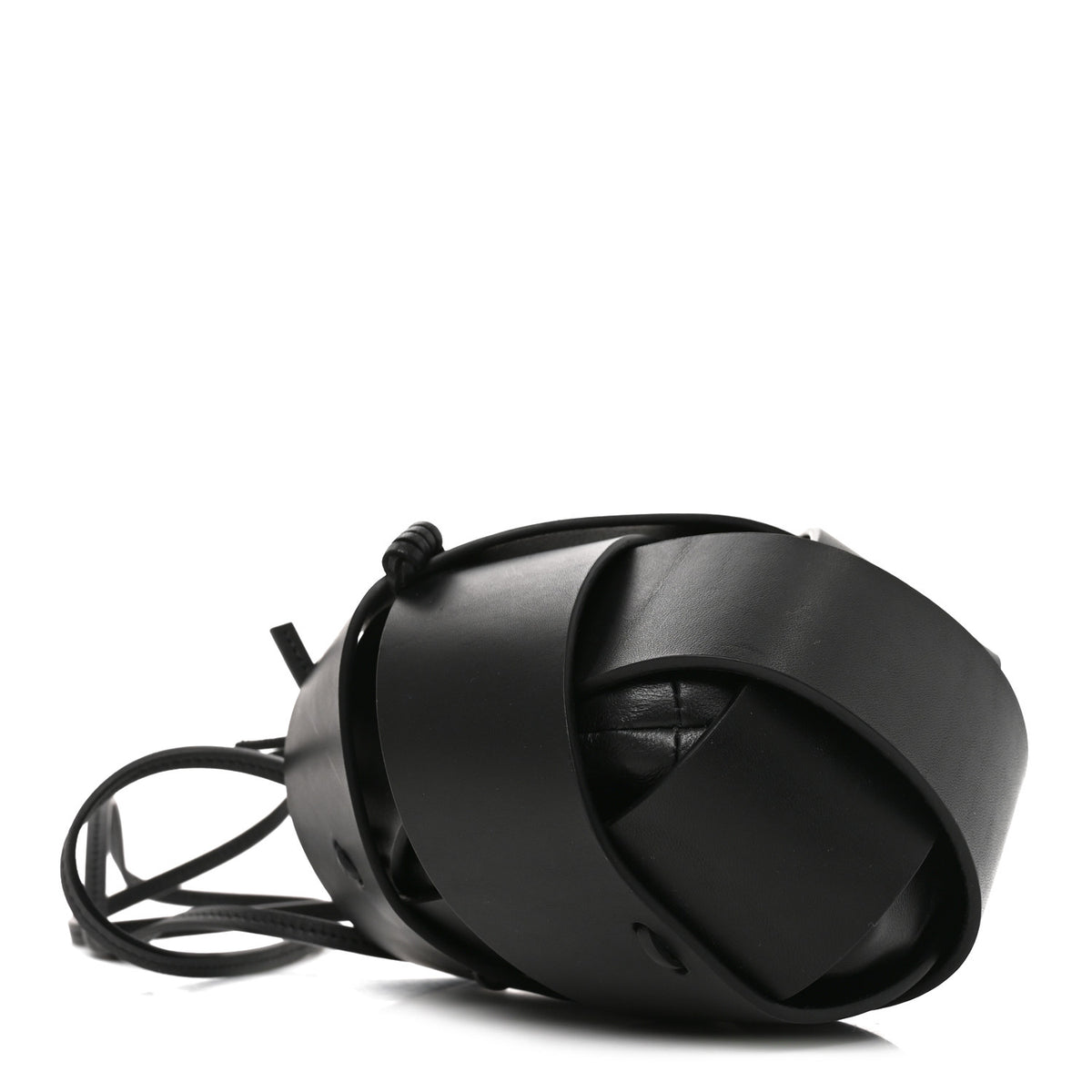 Loewe Calfskin Interlaced Pocket Bag Black 4 of 9