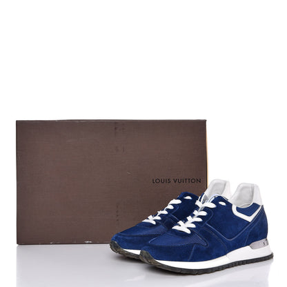 Louis Vuitton Suede Run Away Sneakers 35.5 Blue 11 of 11