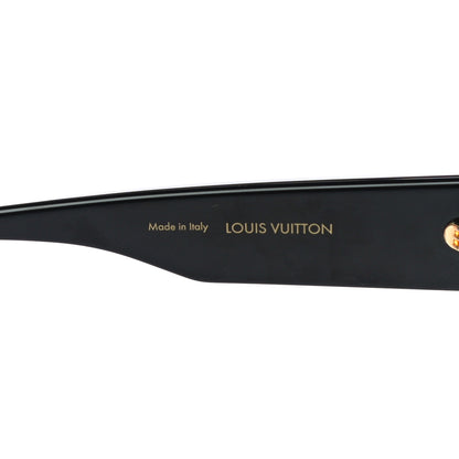 Louis Vuitton Acetate Cyclone Sunglasses Z1578E Black 6 of 7