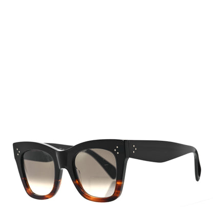 Celine Catherine Sunglasses CL 41098/F/S Black Havana 1 of 6