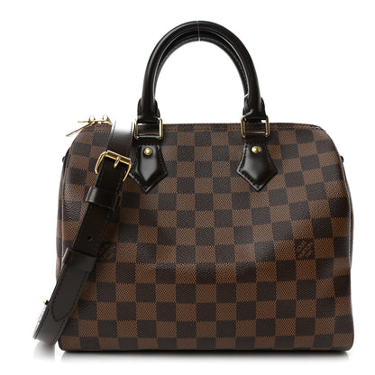 Louis Vuitton Damier Ebene Speedy Bandouliere 25 1 of 10