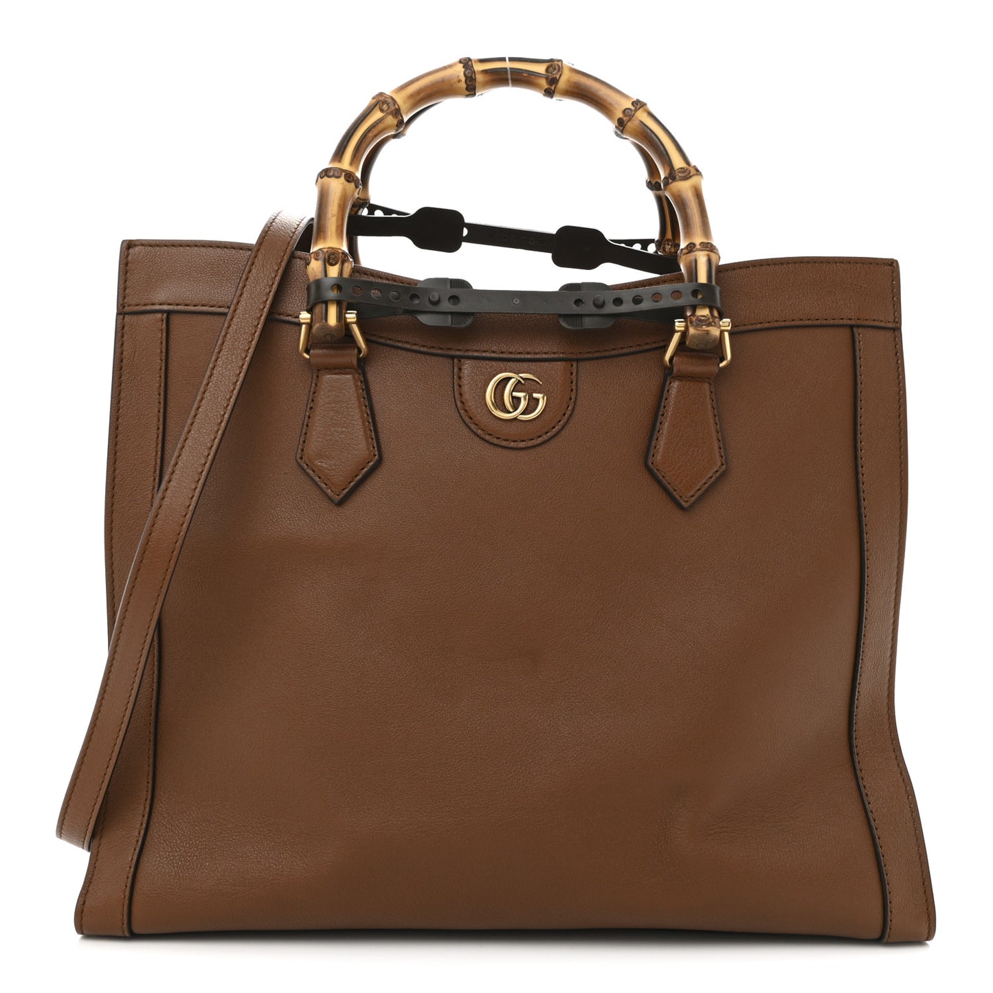 Wonka Grain Calfskin Medium Diana Tote Bag Cuir Yellow Fluo