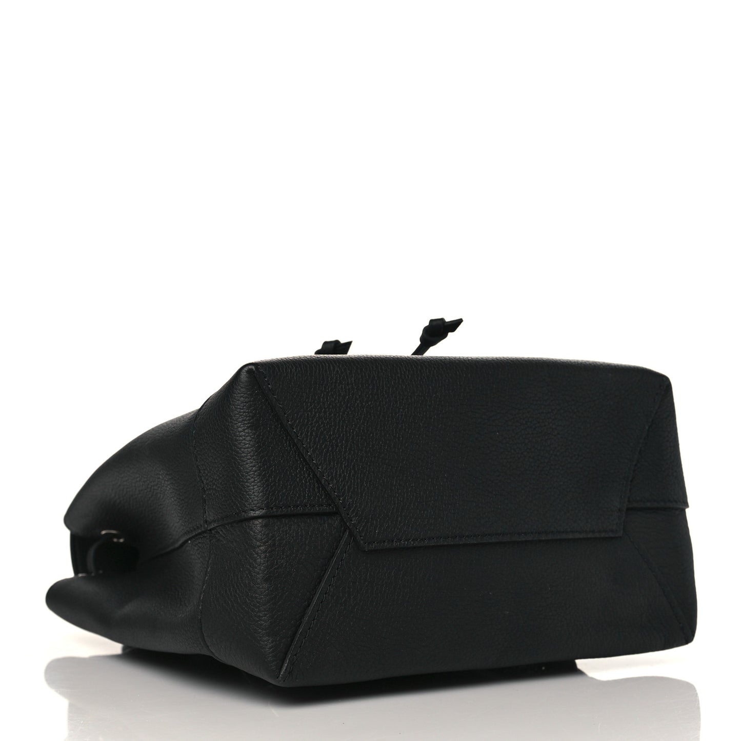 Calfskin Lockme Backpack Black
