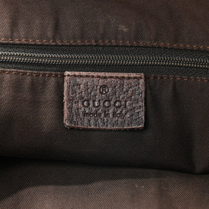 Gucci Monogram Large Abbey Tote Dark Brown 6 of 19