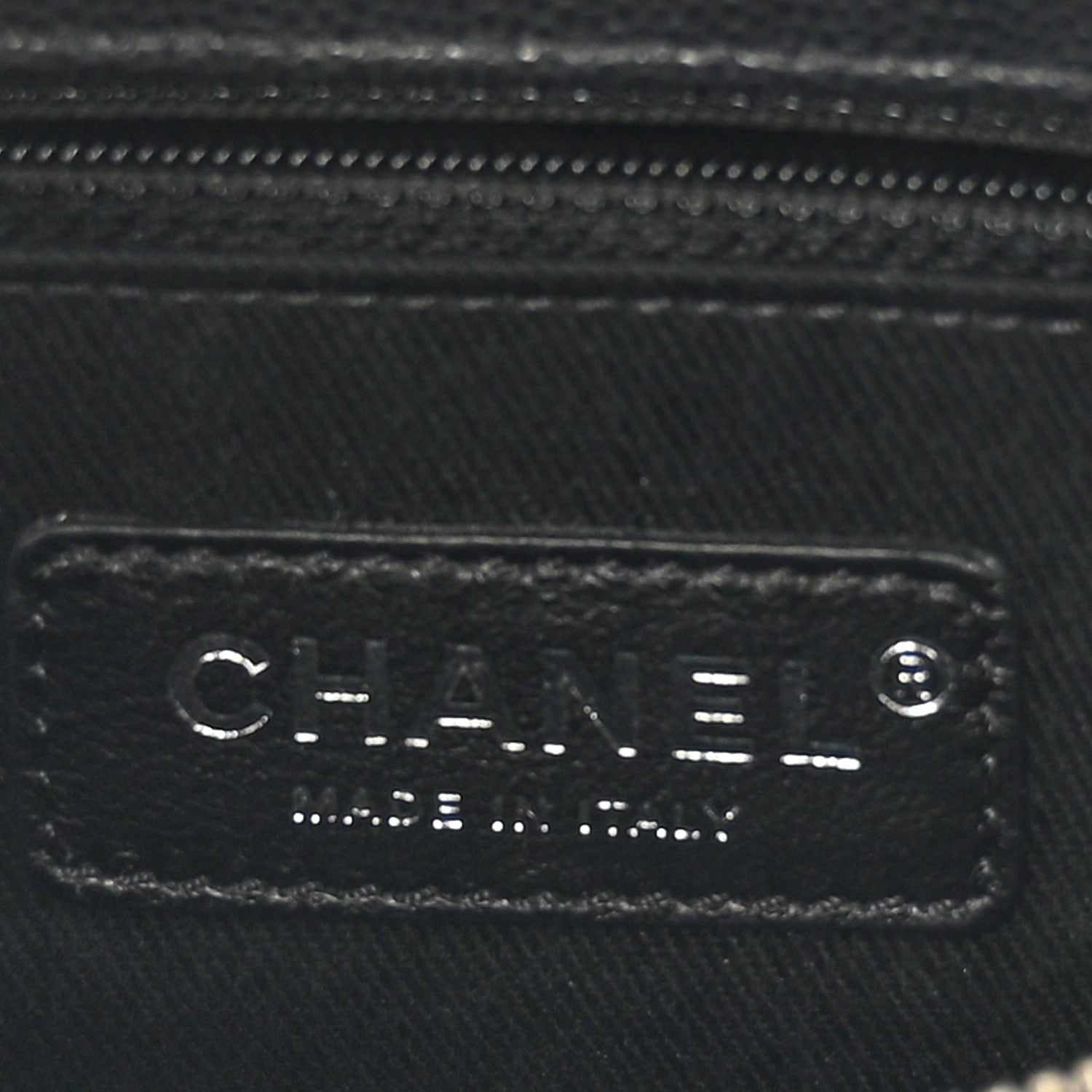 Chanel Caviar Chevron Quilted Small Coco Handle Flap Dark Grey 6 of 12