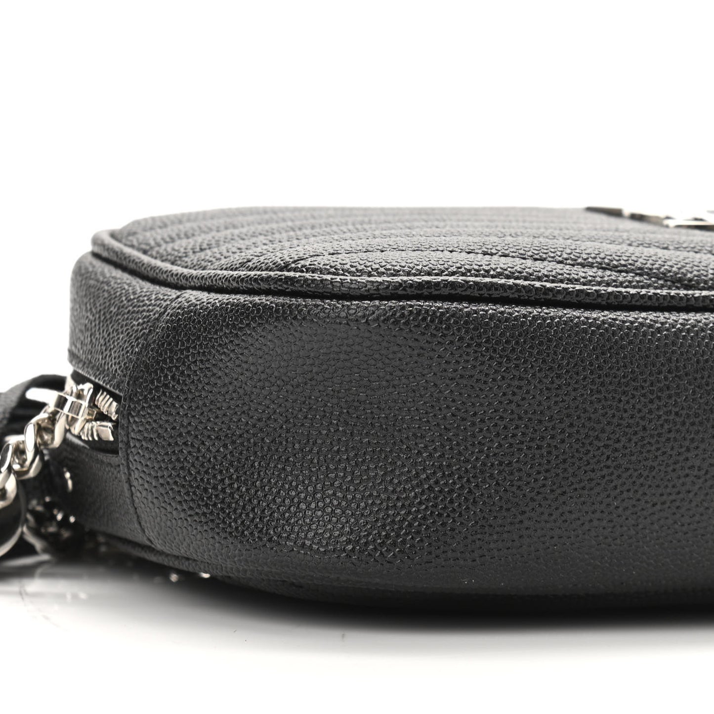 Grain De Poudre Matelasse Monogram Mini Lou Camera Bag Black
