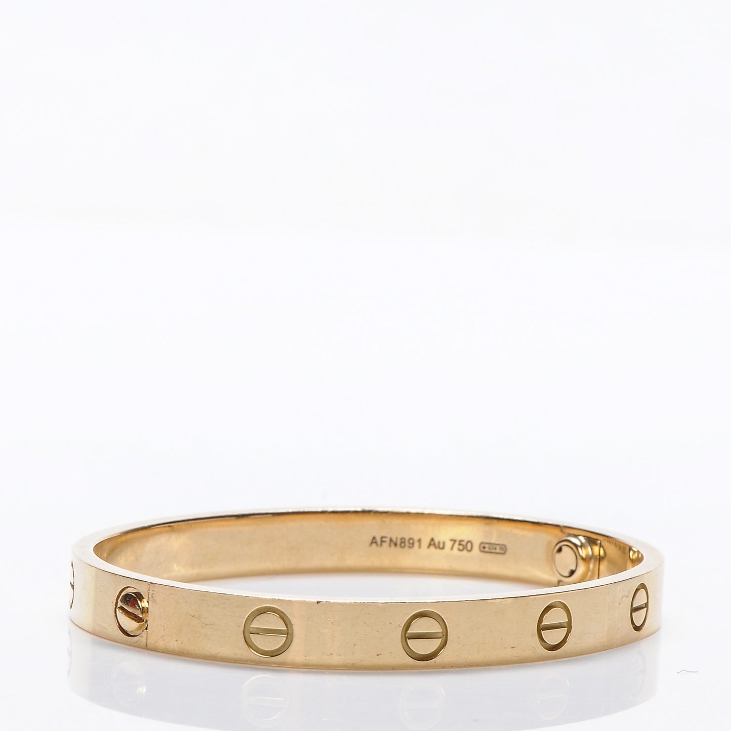 18K Yellow Gold LOVE Bracelet 16