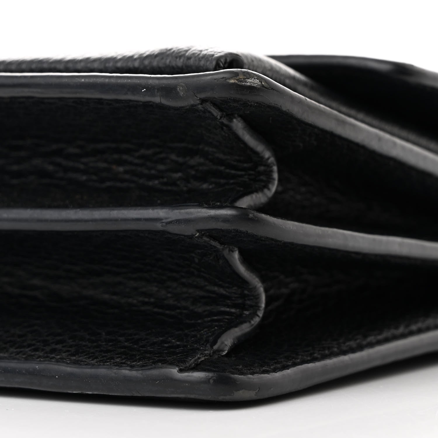 Saint Laurent Grained Calfskin Medium Monogram Sunset Satchel Black 11 of 12